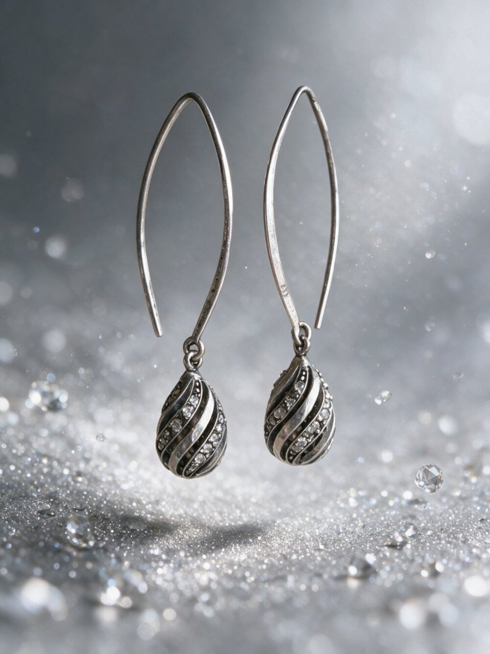 Sterling Silver Drop Earrings